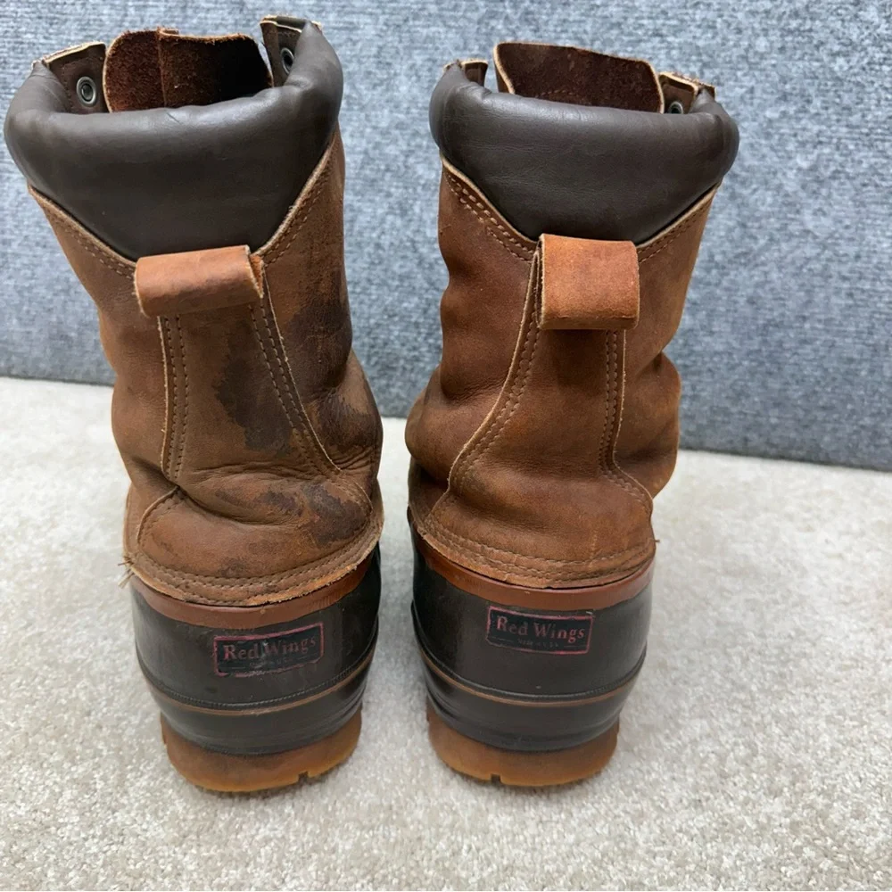 Vintage Red Wing Irish Setter‎ Duck well worn Boots Mens size 8